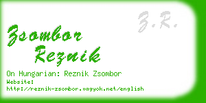 zsombor reznik business card
